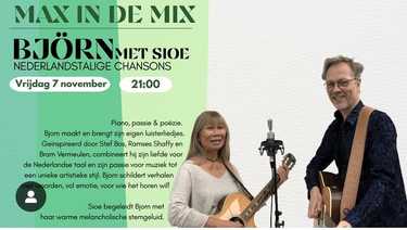 Singer-songwriter Bjorn van Rozen brengt zijn prachtige, poëtische liedjes voor het voetlicht, bijgestaan door Sioe. Gratis entree
